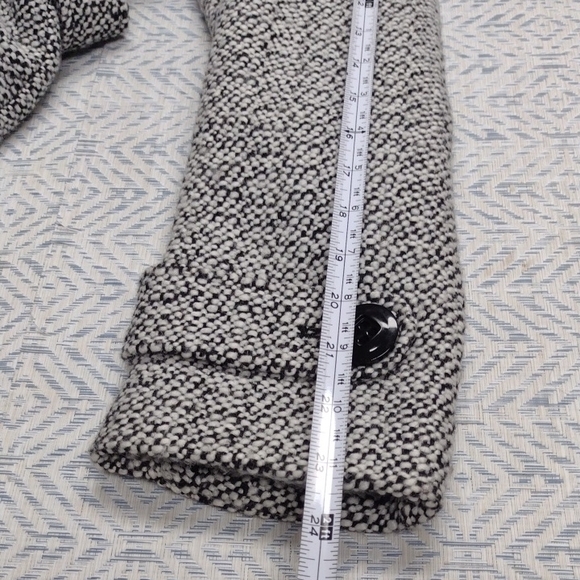 Liz Claiborne Gray Hooded Trench Coat 43%Polyester 39%Wool 6%Rayon - Picture 13 of 16